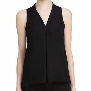 Vince Camuto | Tank Top V-Neck Pleated